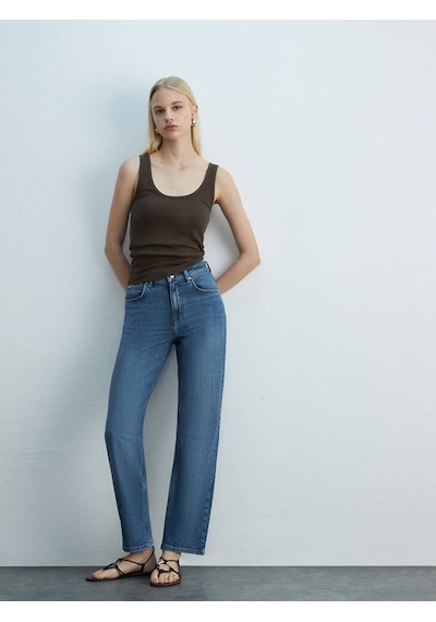 Ltb New Wanda Dar Paça Rahat Kesim Jean Pantolon 010095186016117 55980 Karışık