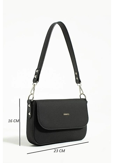 Just Polo Kadın Günlük Kullanıma Uygun Su Geçirmez Şık El Ve Omuz Çantası Shopper Ebat: 23 X 14 Cm Siyah
