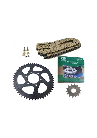 Cf Moto Nk 400 Oringli Zincir Dişli Seti Kmc Gold Zincir -arasmot