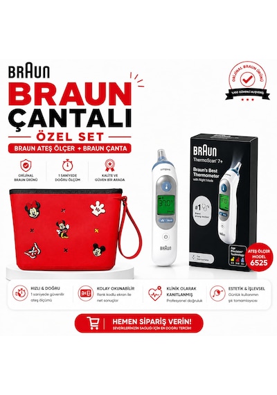 Irt6525 Ateş Ölçer + Çanta Lı