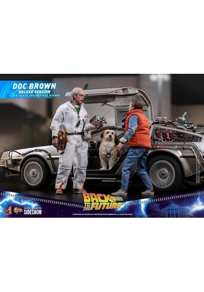Hot Toys Doc Brown Deluxe Version Sixth Scale Figure - 909291 - Mms610 - Back To The Future / Bttf Movie