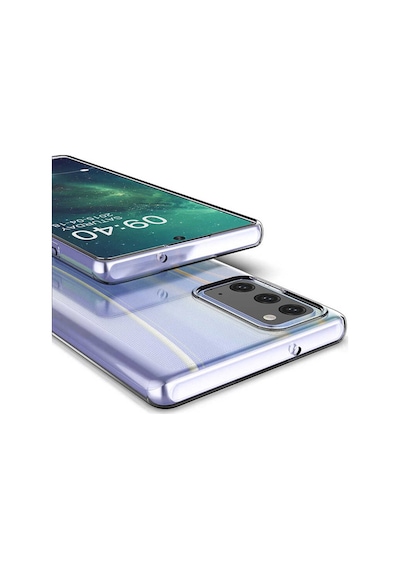 Samsung Uyumlu Galaxy Note 20 Kılıf Şeffaf Silikon Hibrit Case Renksiz