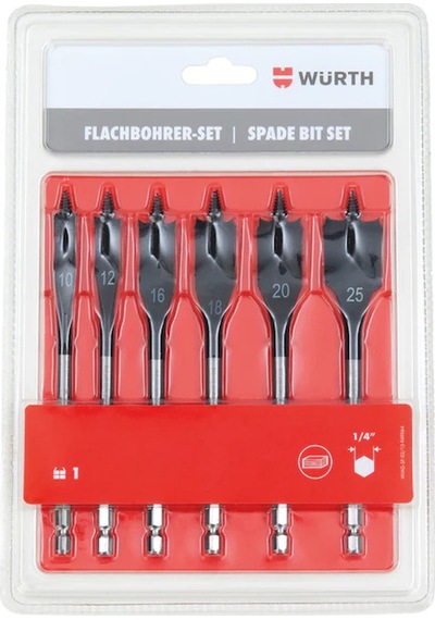Würth Ahşap Oyma Matkap Ucu Seti (6 Parça)