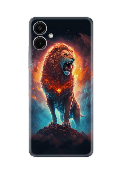 Samsung Galaxy Uyumlu - A06 Kılıf Boutique Baskılı Resimli Arslan Pcode -062
