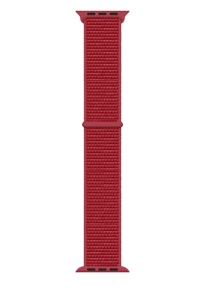 Watch Ultra 49mm Kordon Band-03 Serisi Hasır Strap Kayış-kırmızı