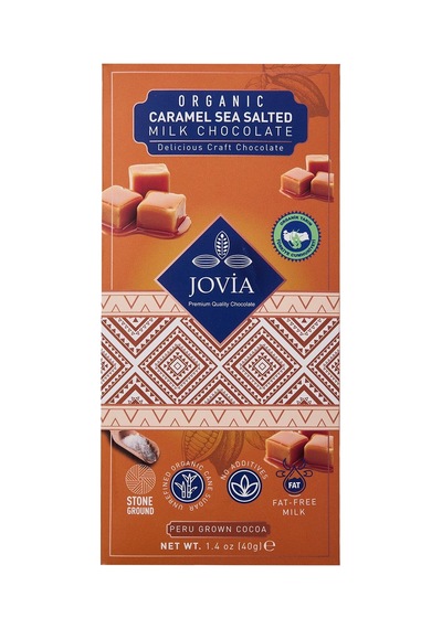 Jovia Organik Sütlü Karamel Deniz Tuzlu Çikolata 40 G - 6 Adet Tarı