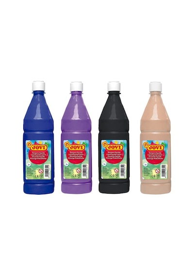 Jovi Basix Guaj Boya Büyük Boy 1 Litre - Siyah