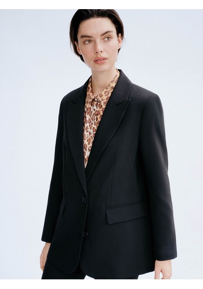 Lcw Modest Siyah Kadın Blazer Ceket
