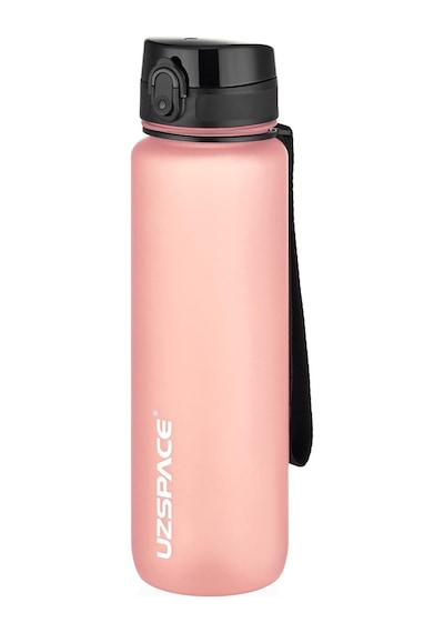 Büyük Boy 28 Cm 1000 Ml 1 Litre Tritan Su Matarası 14 Renk Fiftyfifty Softtouch Mor