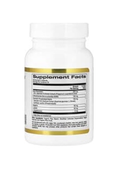 California Gold Nutrition, Nmn Complex With Trans-resveratrol, Quercetin Phytosome Complex, Apigenin, And Luteolin, 60 Veggie Capsules