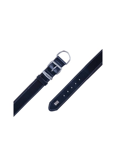 Doggie Konfor Deri Sade Boyun Tasması Siyah 3.5 x 47-55 CM Siyah