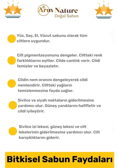 Sabun %100 Doğal Güzel Kokulu El Yüz Saç Cilt Vücut Orijinal Bal Sabunu 120g - 1 Adet Karışık
