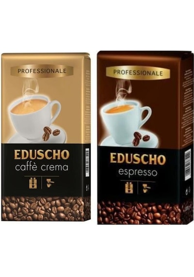 Tchibo Eduscho Espresso Prof. Çekirdek Kahve 1 KG +  Eduscho Caffe Crema Prof. Kahve 1 KG