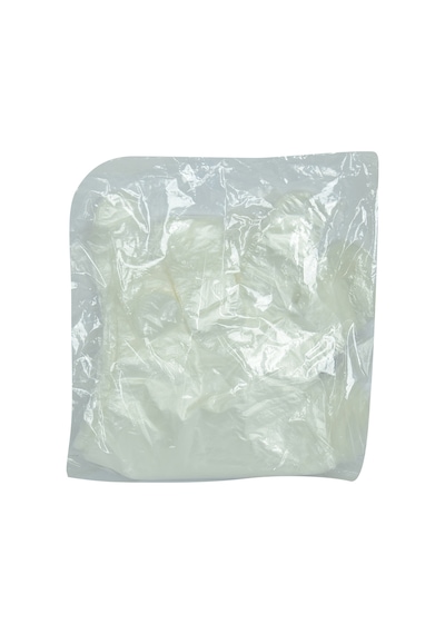 Lokman Avm Şeffaf Poşet Eldiven Tek Kullanımlık Plast Eldiveni (L) 100 lü Paket