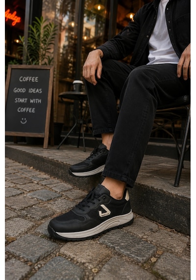 Ht Hotin Mamba Erkek Günlük Spor Ayakkabı Bağcıklı Rahat Tabanlı Casual Sneaker Siyah-bej Siyah - Bej Ht Hotin Mamba Erkek Günlük Spor Ayakkabı Bağcıklı Rahat Tabanlı Casual Sneaker Siyah-bej Siyah - Bej