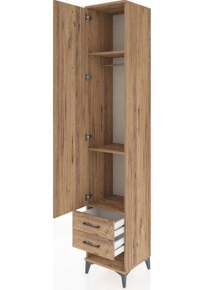 Hyperion Dolap 3 Raflı 2 Çekmeceli Tek Askılı 44x44x243 Çam-çam Çam Hyperion Dolap 3 Raflı 2 Çekmeceli Tek Askılı 44x44x243 Çam-çam Çam