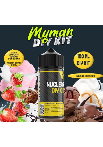 Nuclear 100 Ml Dıy Kit One Hit Wonder Myman Gıda Aroma 20 Ml Aroma İçerir