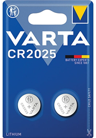 Varta Düğme Pil Lityum 2'li Cr2025