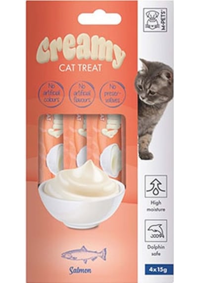 M-pets Somonlu Krema Kedi Ödül Maması 4x15 Gr 244-30037.01