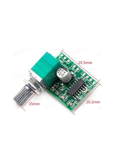 Ses Kontrol Potlu Pam8403 5v Mini Ses Yükseltici Class D 2x3w Amfi Kartı Stereo Dijital