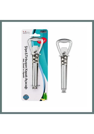 Ventra Metal 3in1 Tirbüşon Kapak Açacak Ventra Çok Renkli