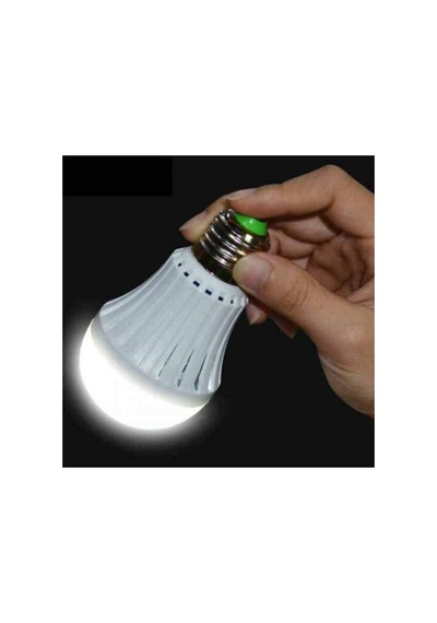 9w Şarjlı Led Ampül Beyaz Renk Beyaz