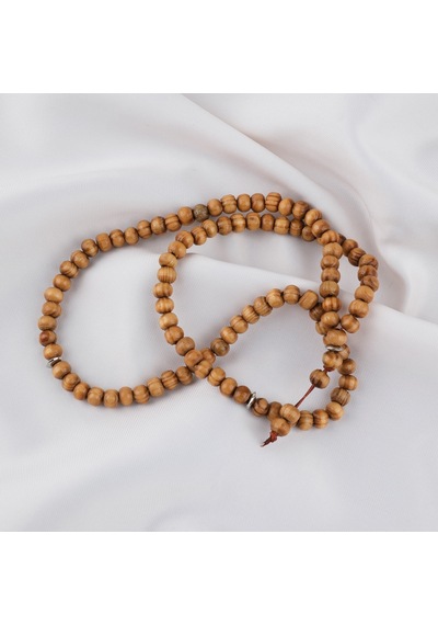 Şimşir Ağacı 99luk Tekerlek Kesim 7x5mm Namaz Tesbihi
