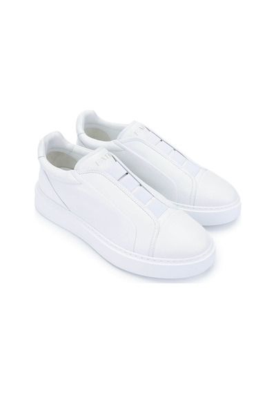Fabi Erkek Hakiki Deri Beyaz Sneakers & Spor Ayakkabı 510 Fu1325a Erk Ayk Y25 Bıanco Beyaz