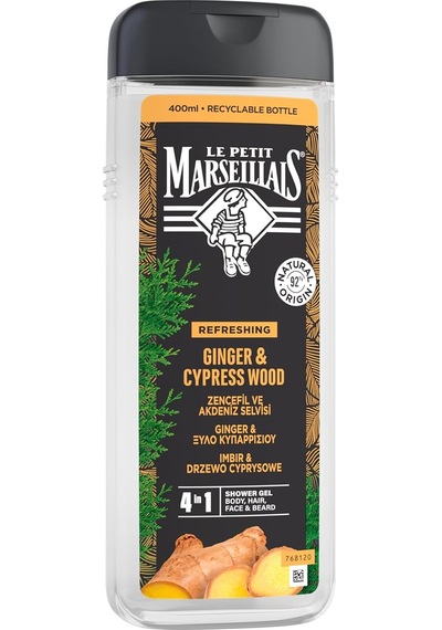 Le Petit Marseillais Duş Jeli Men Serisi Zencefil & Akdeniz Selvisi 400 Ml Sku: Smg8690010391872 Diğer