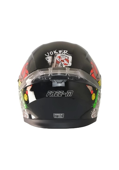 Free M 965 Çene Açılır Vizörlü Kask Joker Renkli