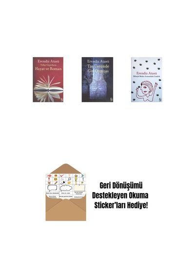 Yıllar Geçerken: Hayat Ve Roman + Taş Üstünde Gül Oyması + Bilinçle Beden Arasındaki Uzaklık + Okuma Sticker'ları