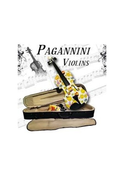 Paganini Mv012Wt Resimli Porselen Kaplamalı Profesyonel Keman Set