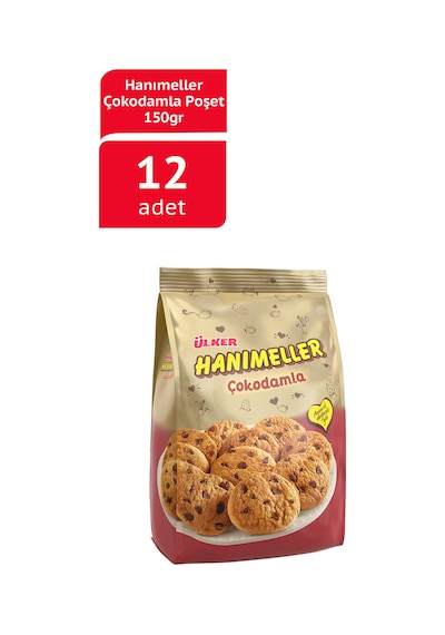 Hanımeller Çokodamla Bisküvi 150grx12 Adet