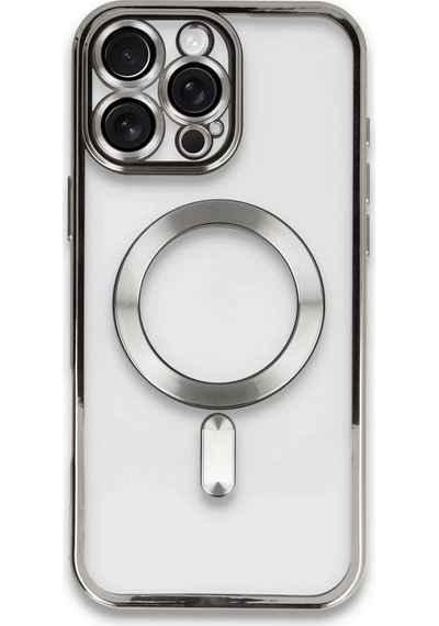 Newface Apple İphone 16 Pro Max Kılıf Kross Magneticsafe Kapak - Titan Gri