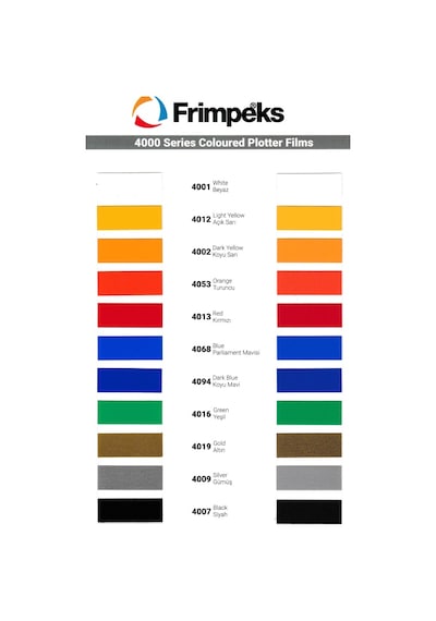 Frimpeks Plotter Kesim Folyosu 4016 Yeşil