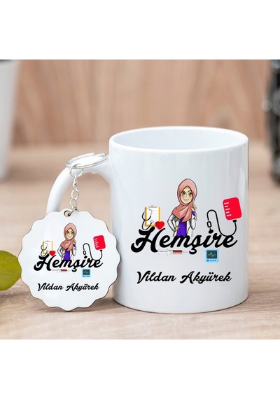 Hemşire Kupa Bardak Ve Anahtarlık