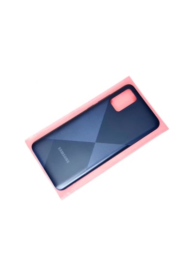 Samsung A02s Mavi Arka Cam Batarya Pil Kapağı Telefon Arka Kapak