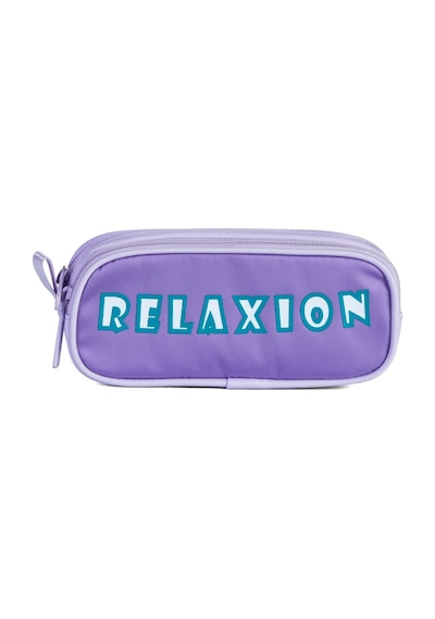 Relaxion Rlx-1815 3'lü Set Çocuk İlkokul Çantası Kalemlikli Beslenme Çantalı Sırt Çantası Lila