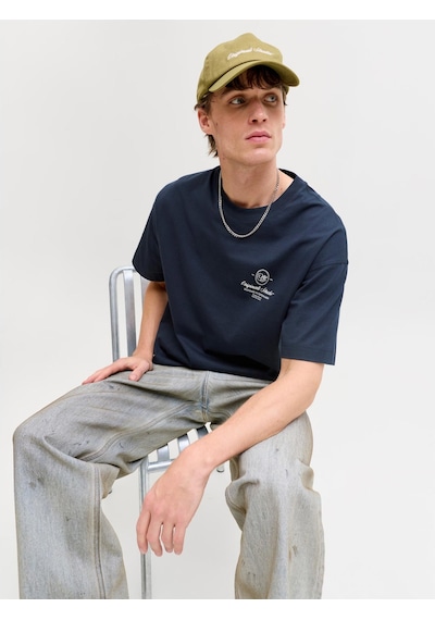 Jack & Jones Niagara Erkek Lacivert Tişört 12293422-skyc