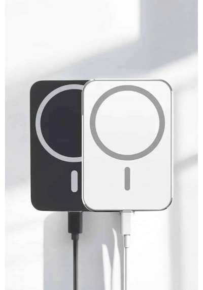 Kablosuz Şarj Aleti Magsafe Araç Içi Manyetik Şarj 15w Apple iOS  Uyumlu