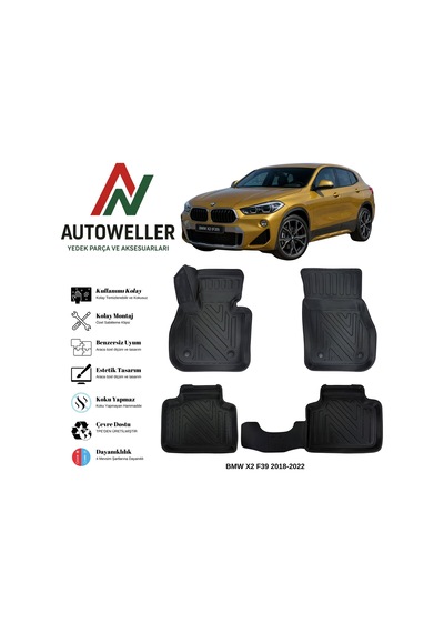 Bmw X2 F39 2018-2022 Havuzlu Oto Paspas