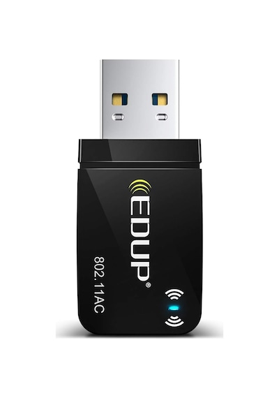 Edup Ac 1300 Mbit/s Usb Wlan Adaptörü, Çift Bant Wifi Stick 2.4g/5ghz Usb3.0 Adaptör Kablosuz Ağ Alıcısı Wifi Do