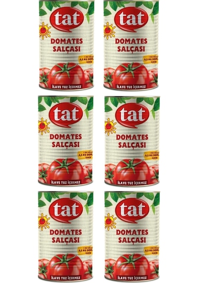 Tat Domates Salçası 4300 Gr 6'lı Paket