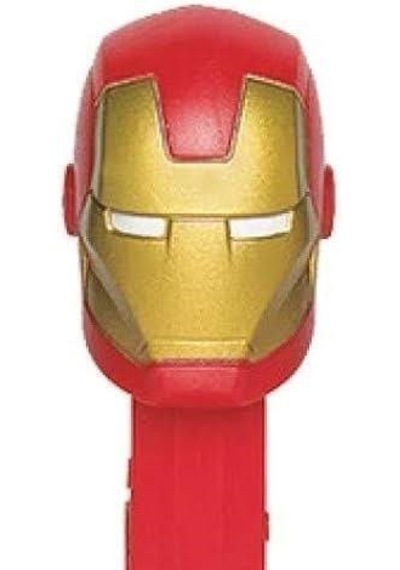Pez Dispenser Marvel Iron Man Meyve Aromalı Şekerleme Makinesi Ve Şekerleme Yedekleri