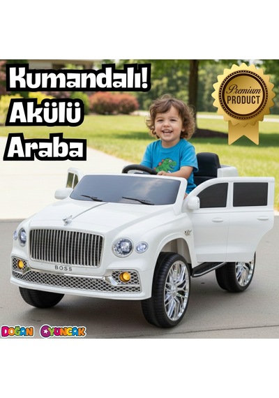 Boss Gt Beyaz Uzaktan Kumandalı 4x2 12 Volt Akülü Araba - Rc Maybach Akülü Araba Çok Renkli