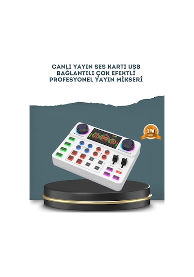 Hubrendy Tekno Gürültü Engelleme Özellikli Canlı Yayın Ses Kartı