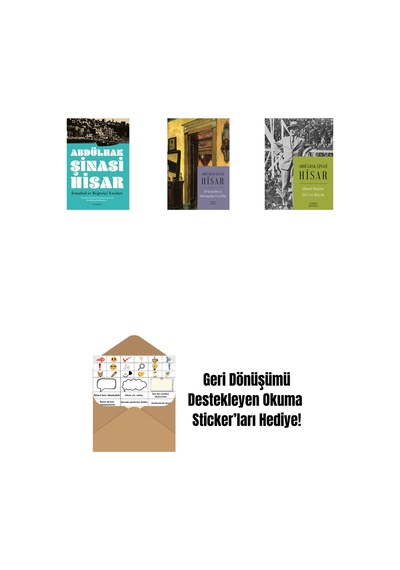 İstanbul Ve Boğaziçi Yazıları + Ali Nizami Bey İn Alafrangalığı Ve Şeyhliği Kitap Boy + Ahmet Haşim: Şiiri Ve Hayatı + Okuma Sticker'ları