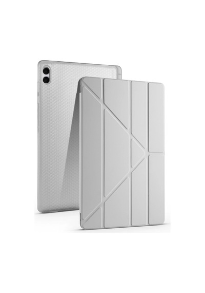 Galaxy Uyumlu  Tab S11 Ultra Kılıf Zore Tri Folding Kalem Bölmeli Standlı Kılıf Klasik