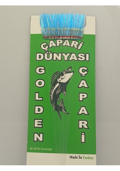 Golden 50 İğneli İstavrit Kösteği 11 No Beyaz İğne -0,12 Mm -0,15 Mm Köstek Mavi