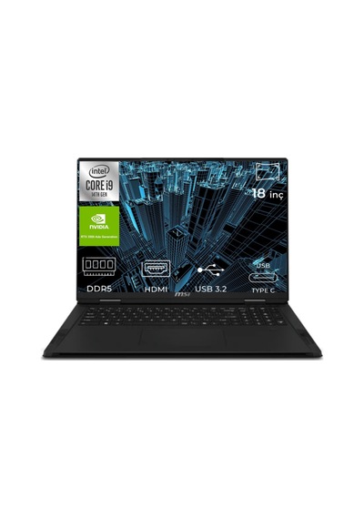 MSI Creatorpro X18 HX A14VKSG-481TR-K0001 Core i9 14900HX 128 GB 4 TB  RTX3500 Ada 18" W11P Dizüstü Bilgisayar